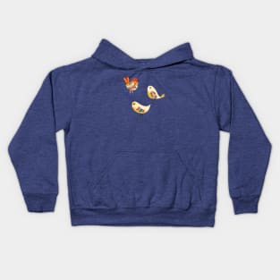 Winter Birds Kids Hoodie